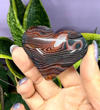 Sardonyx Crystal Heart - The Mystical Moon Online Store