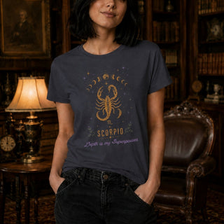 Scorpio Born to Transform Zodiac T-Shirt - The Mystical Moon