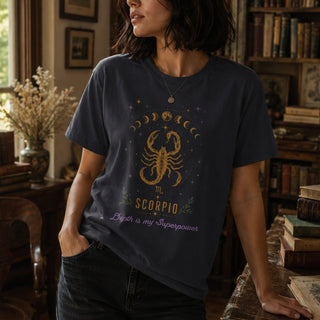 Scorpio Born to Transform Zodiac T-Shirt - The Mystical Moon