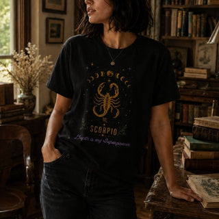 Scorpio Born to Transform Zodiac T-Shirt - The Mystical Moon