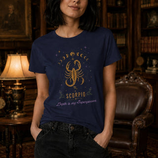 Scorpio Born to Transform Zodiac T-Shirt - The Mystical Moon
