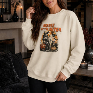 Season of the Witch Sweatshirt – Embrace the Magic of Fall - The Mystical Moon