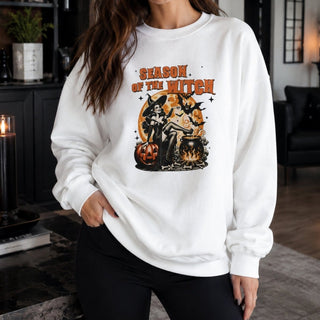 Season of the Witch Sweatshirt – Embrace the Magic of Fall - The Mystical Moon