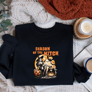 Season of the Witch Sweatshirt – Embrace the Magic of Fall - The Mystical Moon Online Store
