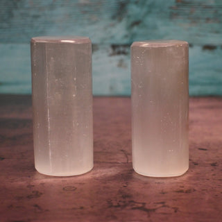 Selenite Harmonizer Set of 2 – Energy Alignment Tools - The Mystical Moon Online Store