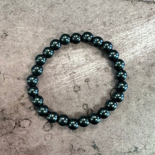 Shungite Beaded Bracelet 8mm – Protection & Grounding - The Mystical Moon Online Store