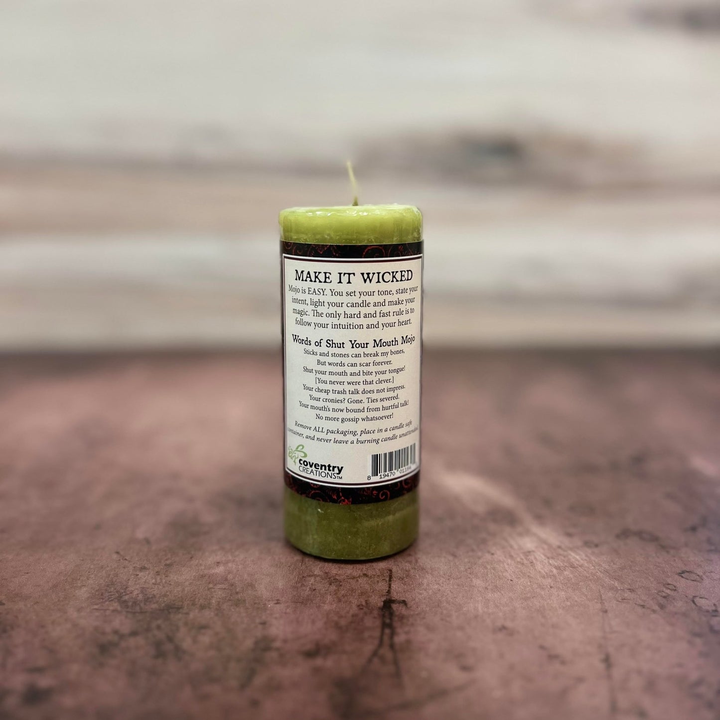 Shut Your Mouth Candle - The Mystical Moon Online Store