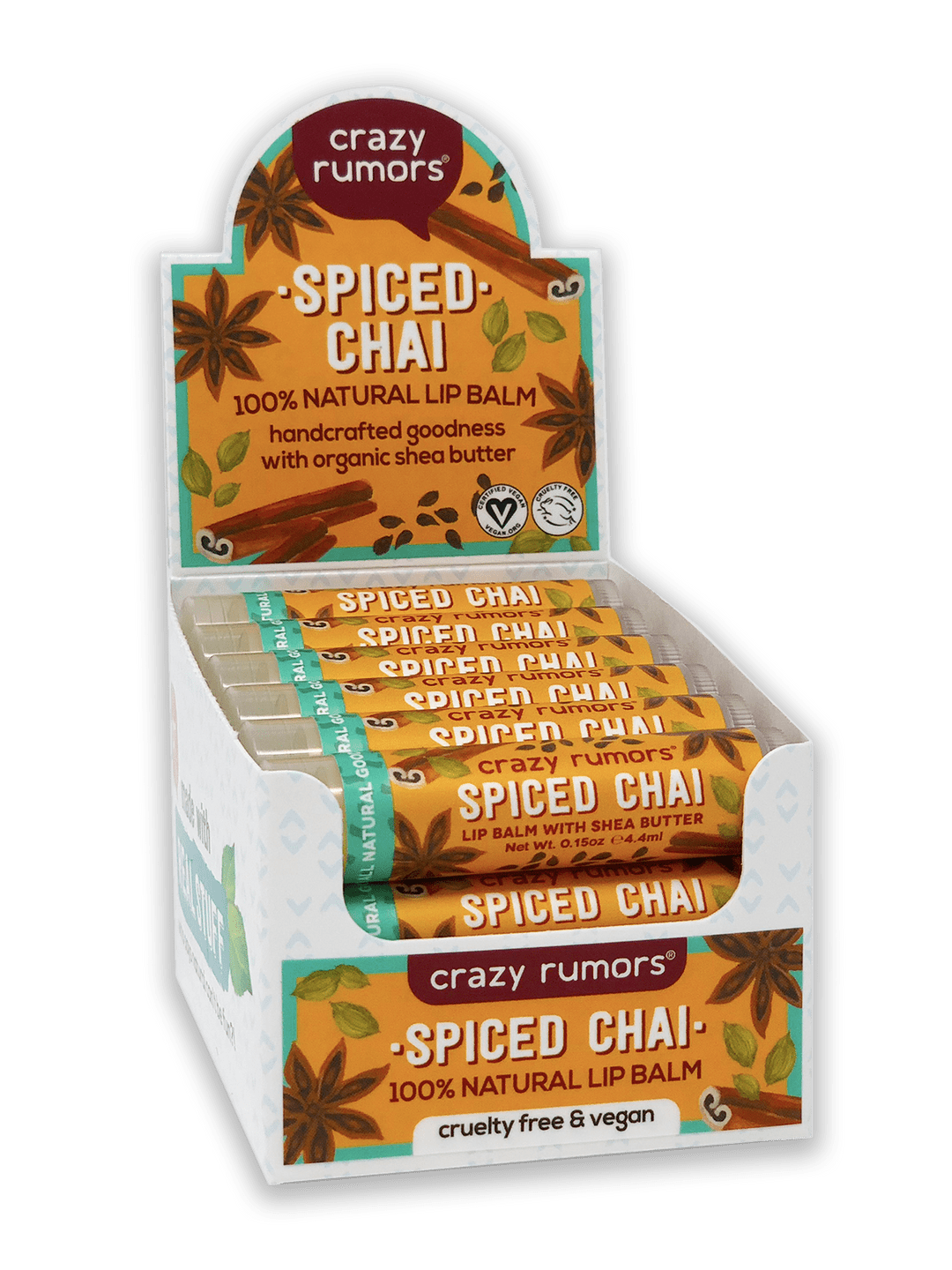 Spiced Chai Lip Balm by Crazy Rumors - The Mystical Moon Online Store