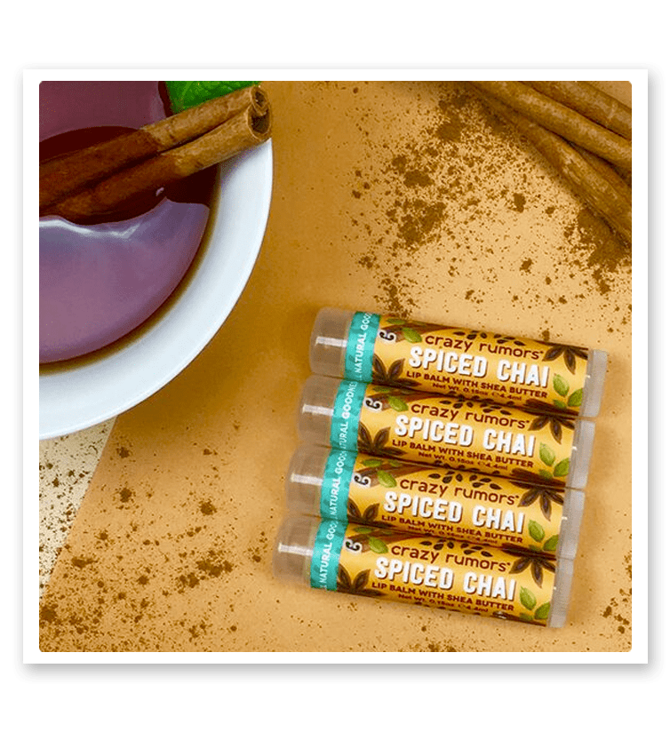 Spiced Chai Lip Balm by Crazy Rumors - The Mystical Moon Online Store