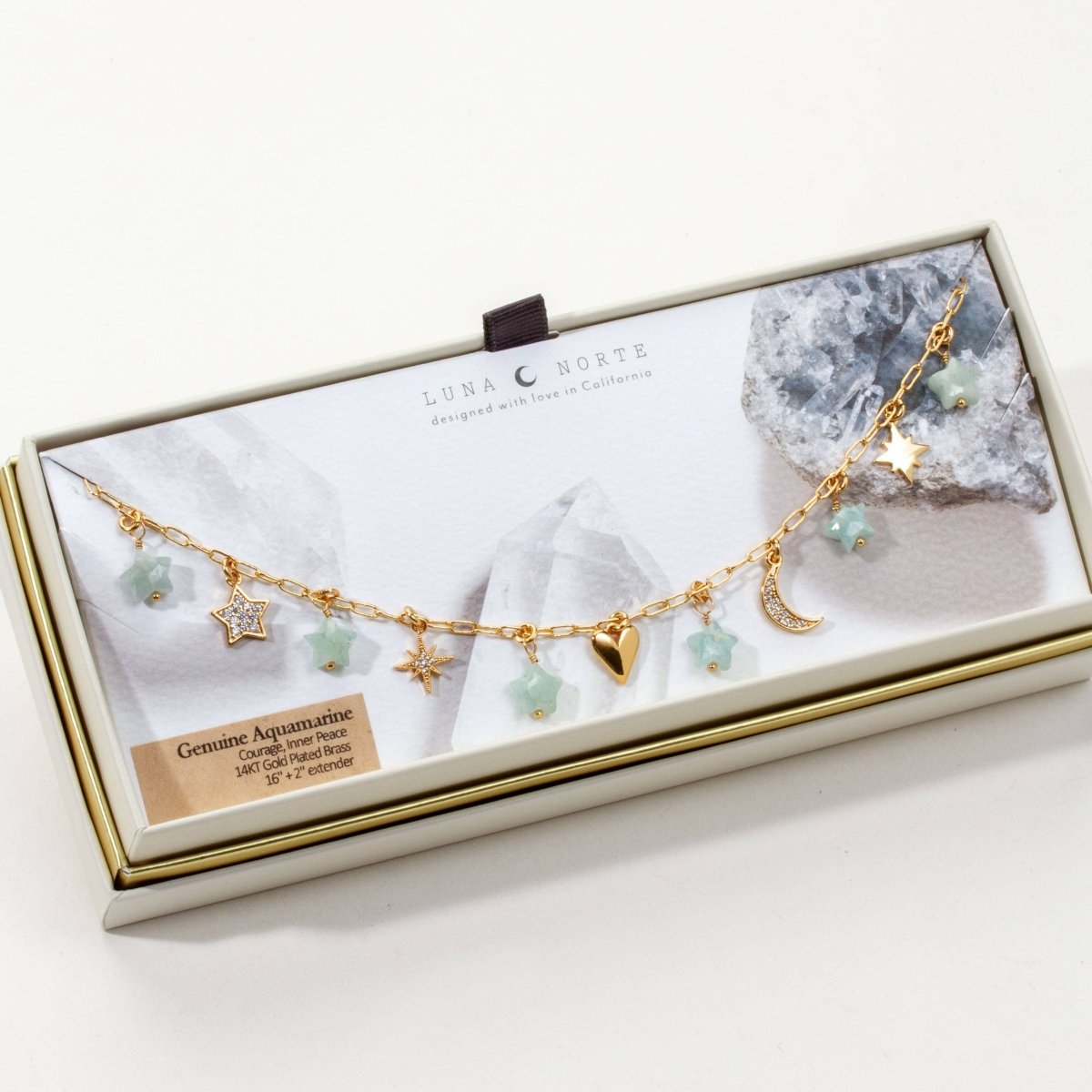 Starry Love Charm Necklace - The Mystical Moon Online Store