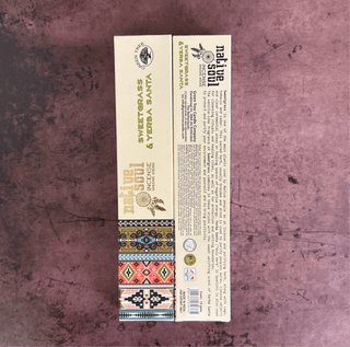 Sweetgrass and Yerba Santa Native Soul Incense Sticks 15 gram - The Mystical Moon Online Store
