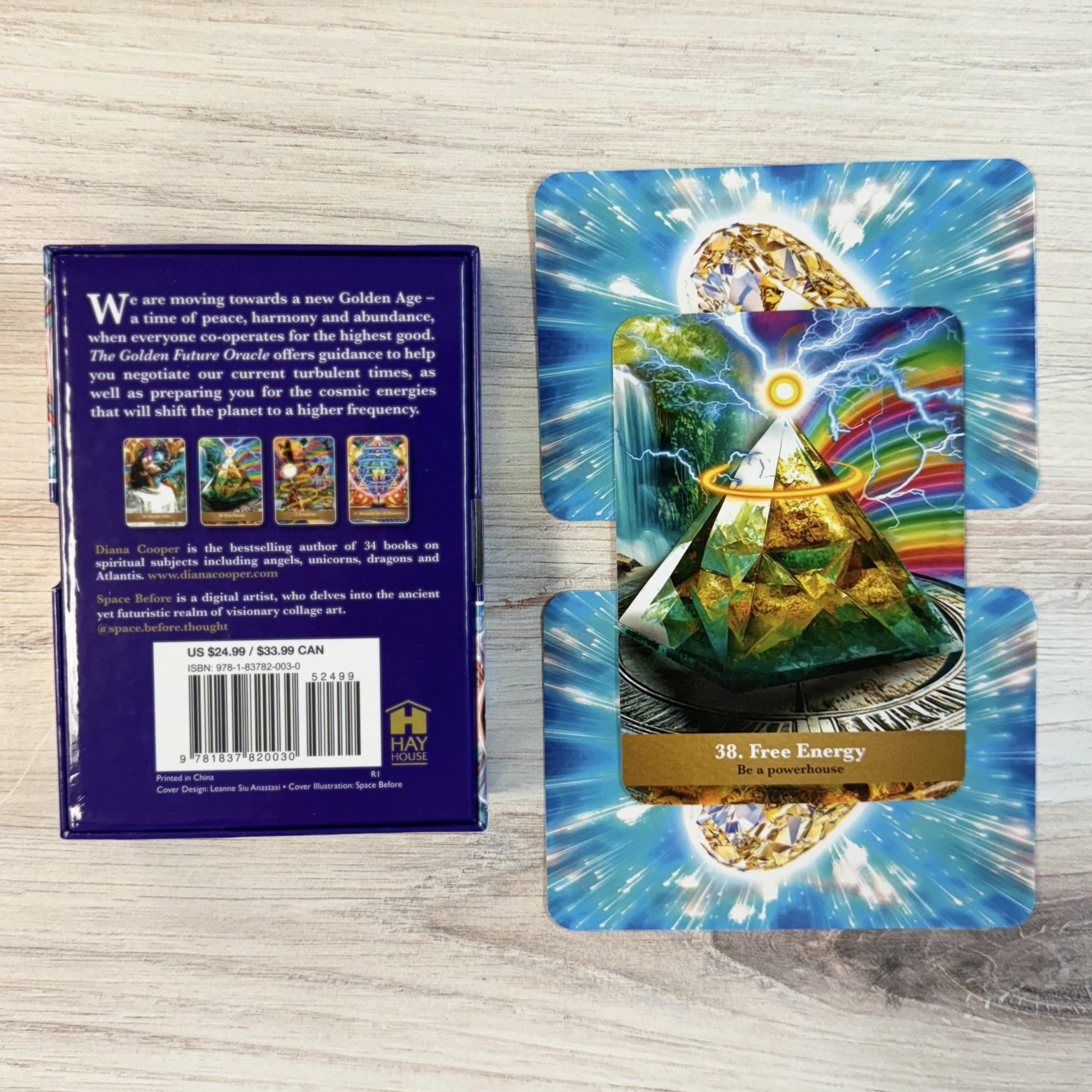 The Golden Future Oracle: A 44 - Card Deck and Guidebook by Diana Cooper - The Mystical Moon Online Store
