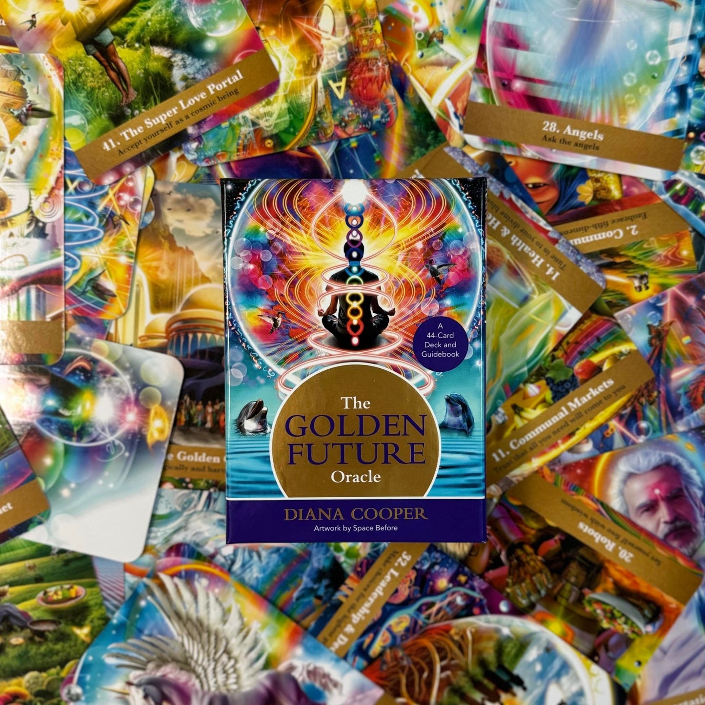 The Golden Future Oracle: A 44 - Card Deck and Guidebook by Diana Cooper - The Mystical Moon Online Store