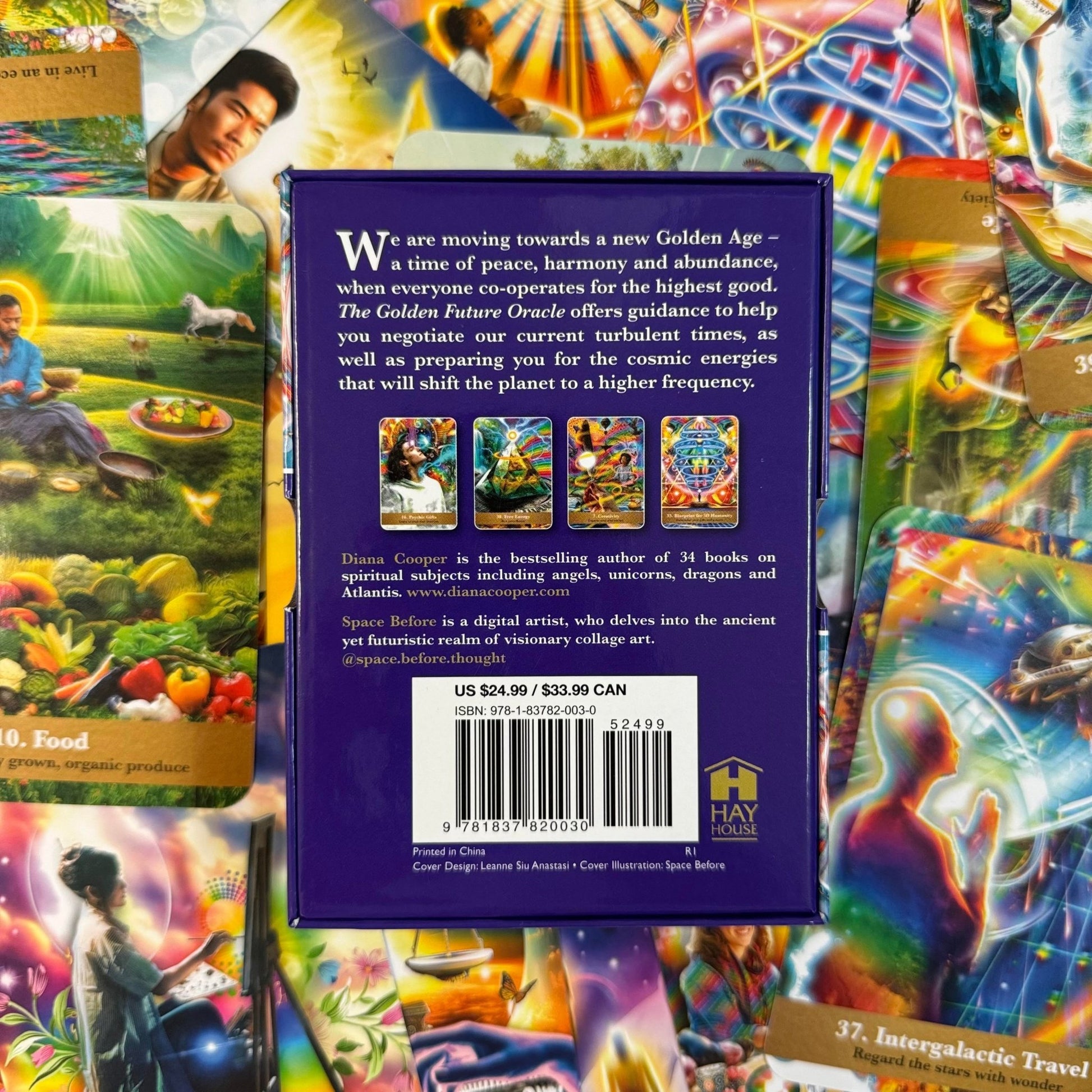 The Golden Future Oracle: A 44 - Card Deck and Guidebook by Diana Cooper - The Mystical Moon Online Store