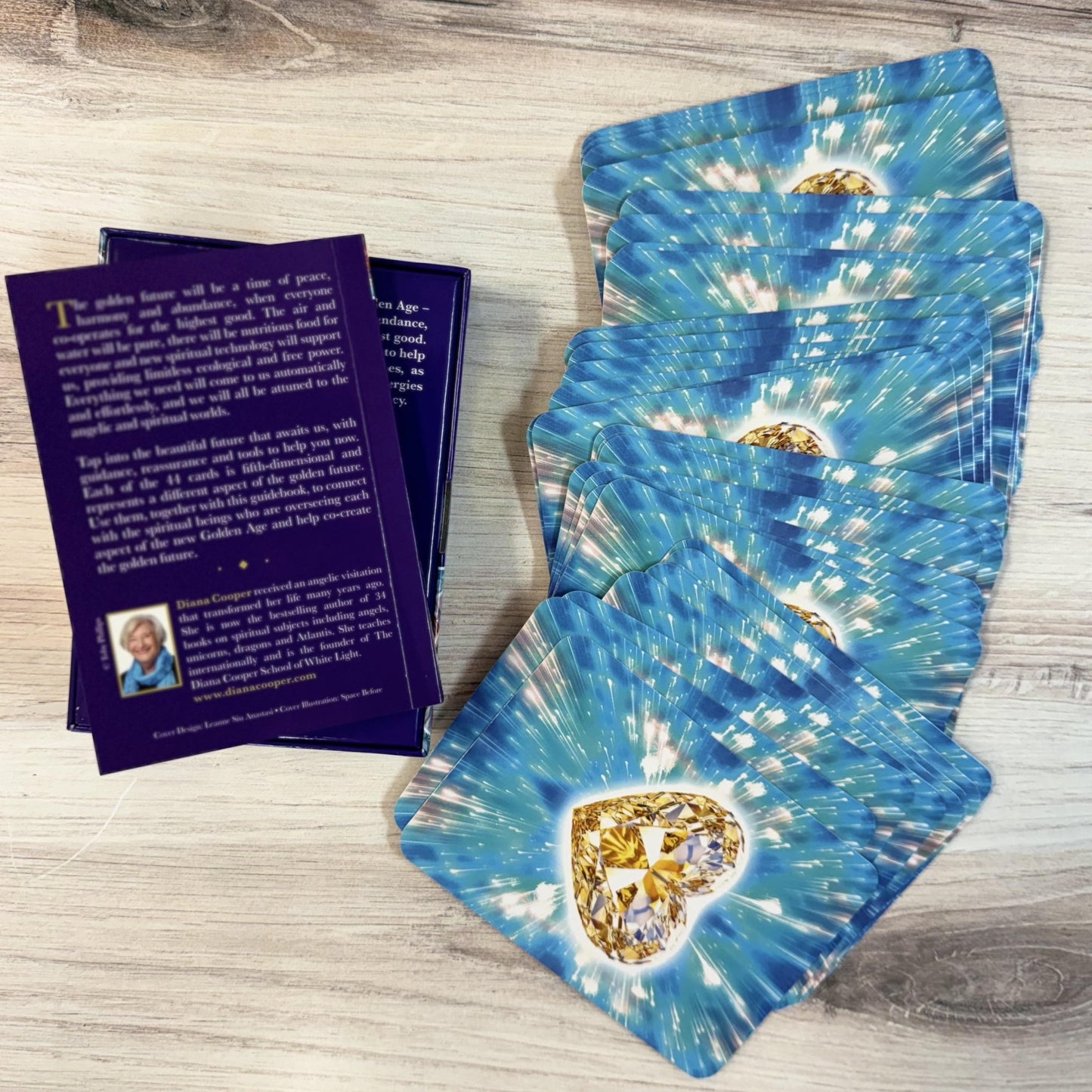 The Golden Future Oracle: A 44 - Card Deck and Guidebook by Diana Cooper - The Mystical Moon Online Store