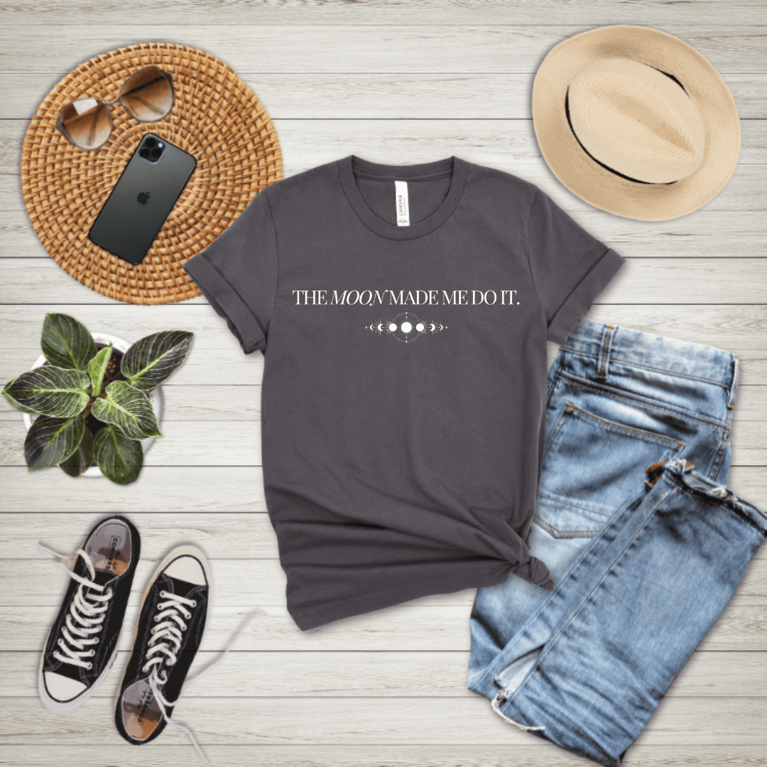 The Moon Made Me Do It T-Shirt - The Mystical Moon Online Store