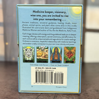 The Sacred Medicine Oracle: A 56 - Card Deck and Guidebook By Asha Frost - The Mystical Moon Online Store