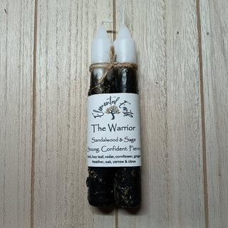The Warrior Herbal 6 inch Candles - The Mystical Moon Online Store