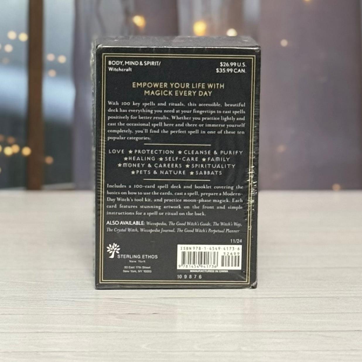 The Wiccapedia Spell Deck: 100 Spells & Rituals for the Modern Witch by Leanna Greenaway - The Mystical Moon Online Store