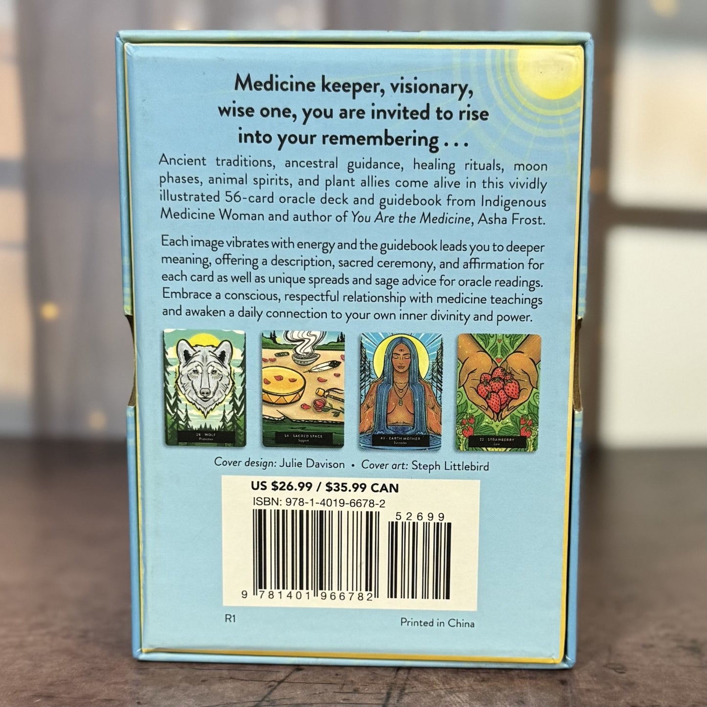 The Sacred Medicine Oracle: A 56-Card Deck and Guidebook By Asha Frost