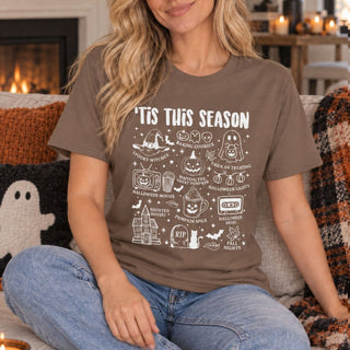 Tis The Season Spooky Fall Tee - The Mystical Moon