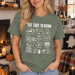 Tis The Season Spooky Fall Tee - The Mystical Moon