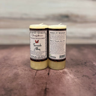 Tornado Alley Wicked Witch Mojo Pillar Candle - The Mystical Moon Online Store