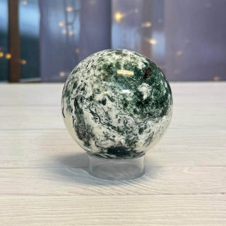 Tree Agate Sphere - The Mystical Moon