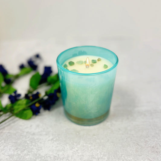 Custom Scented Crystal Candle - The Mermaid Jar