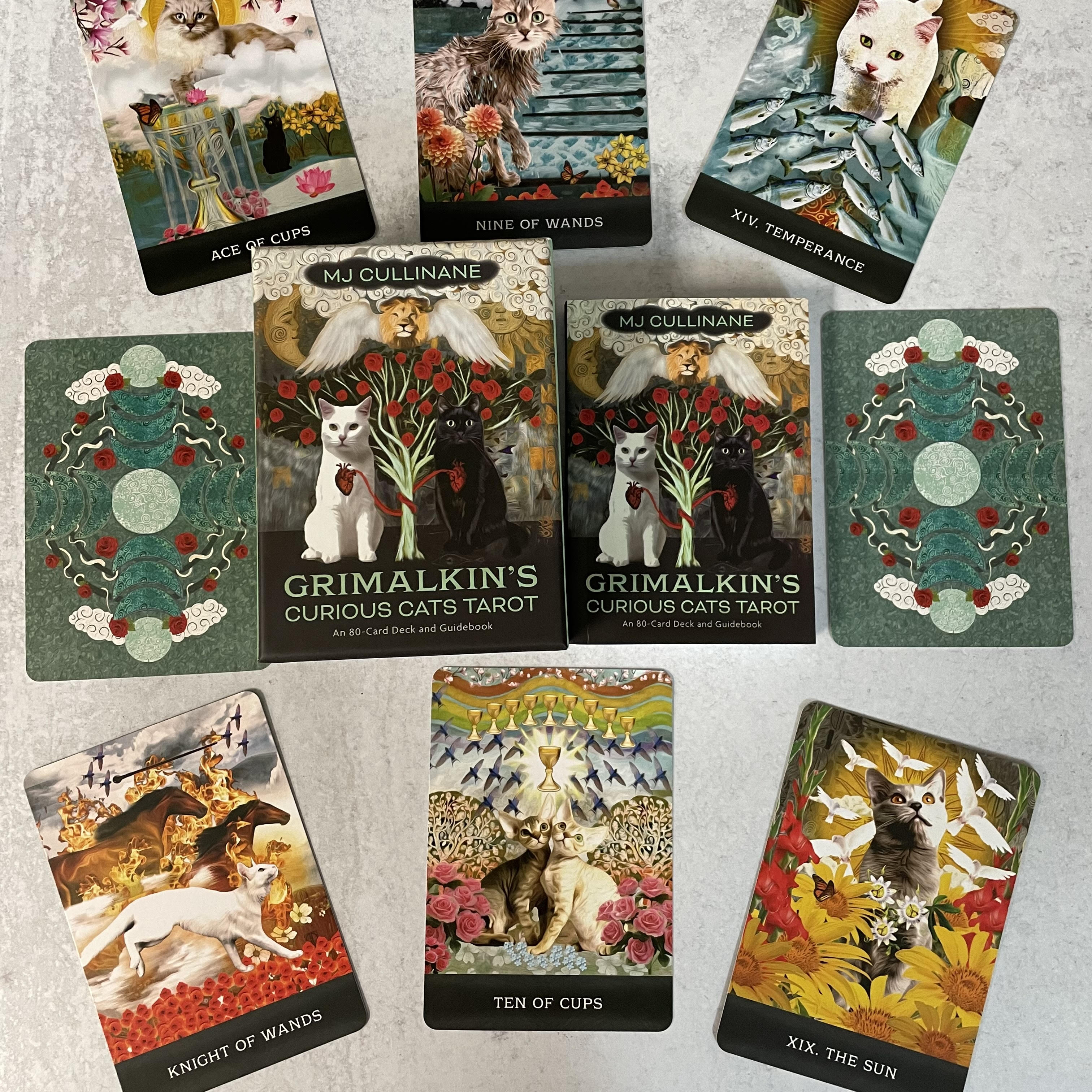 Grimalkin's Curious Cats Tarot: An 80-Card Deck and Guidebook by 