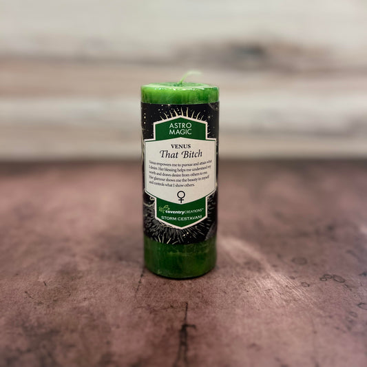 Venus That Bitch candle green