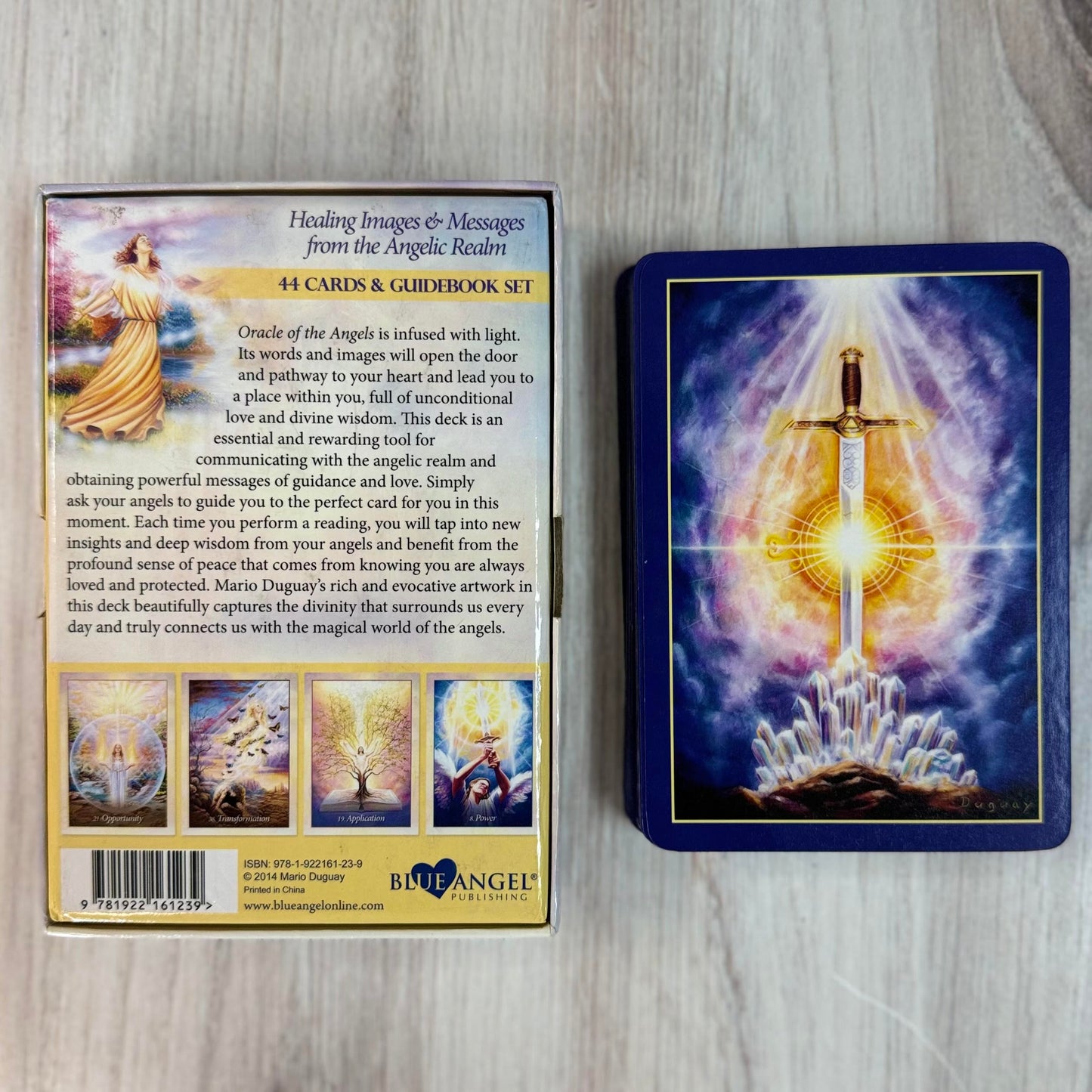 Back of box for oracle of the angels