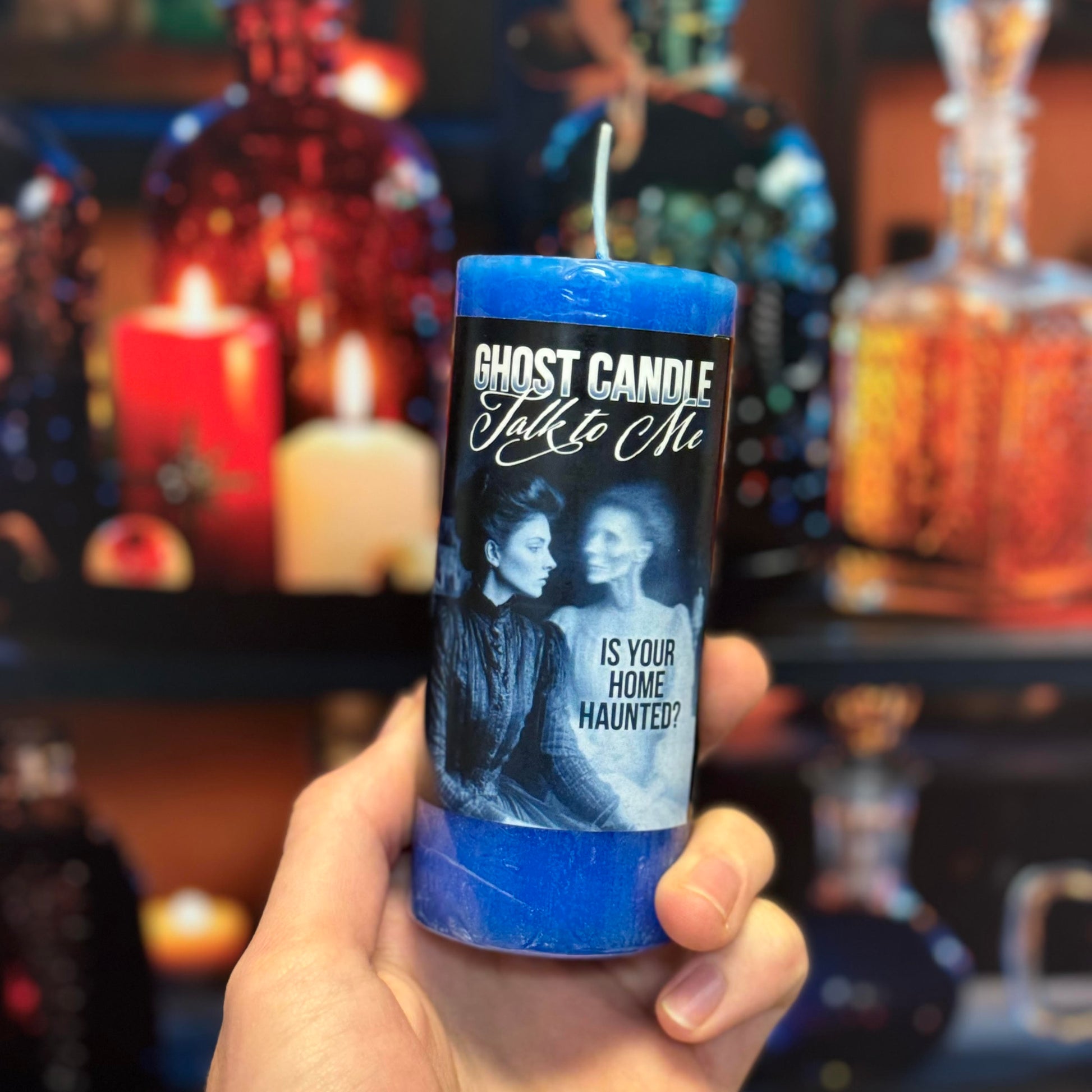 Blue spirit candle 