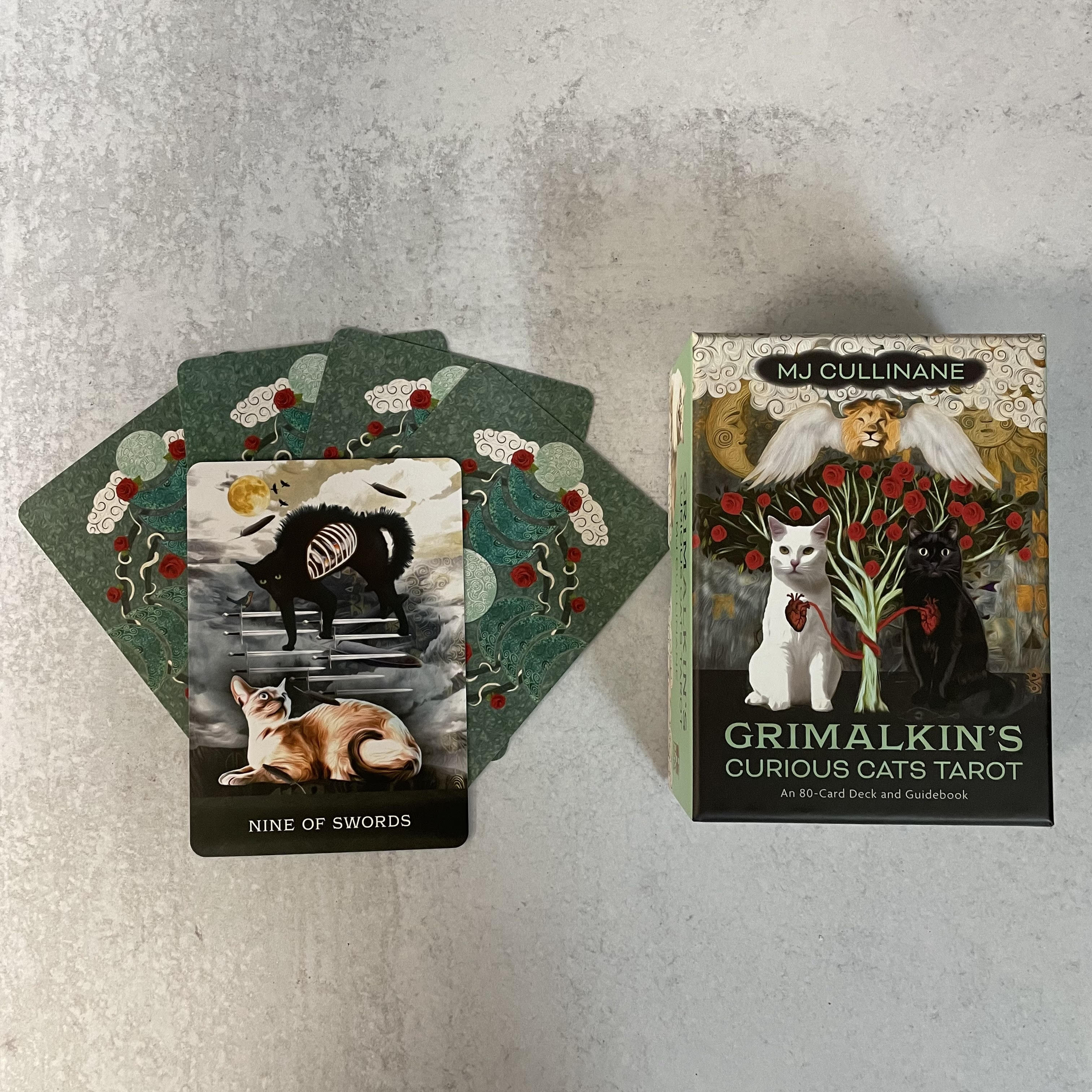 Grimalkin's Curious Cats Tarot: An 80-Card Deck and Guidebook by MJ  Cullinane