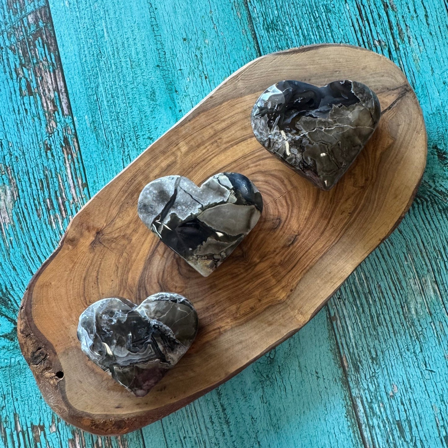 Volcano Agate Heart - The Mystical Moon Online Store