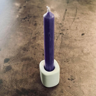White Ceramic Mini Chime Holder - The Mystical Moon