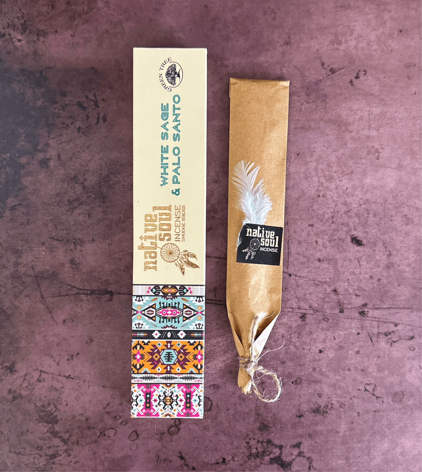 White Sage and Palo Santo Native Soul Incense Sticks 15 gram - The Mystical Moon Online Store
