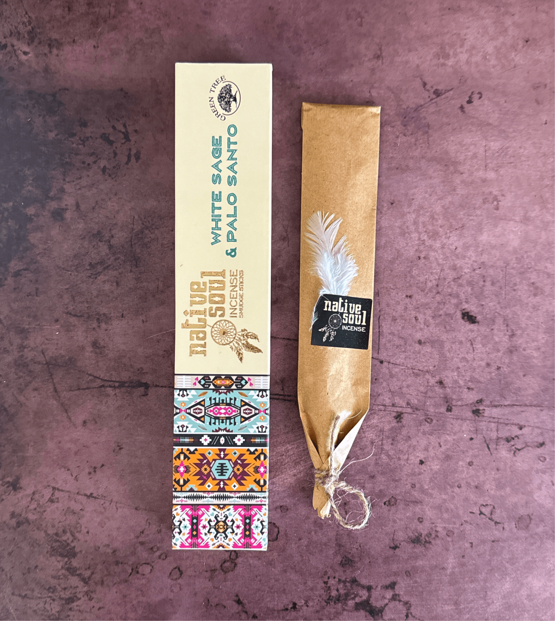 White Sage and Palo Santo Native Soul Incense Sticks 15 gram - The Mystical Moon Online Store