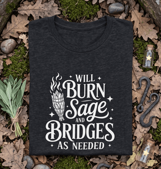 Will Burn Sage and Bridges Tee - The Mystical Moon Online Store