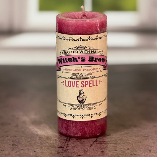 Witch's Brew Love Spell Candle - The Mystical Moon Online Store