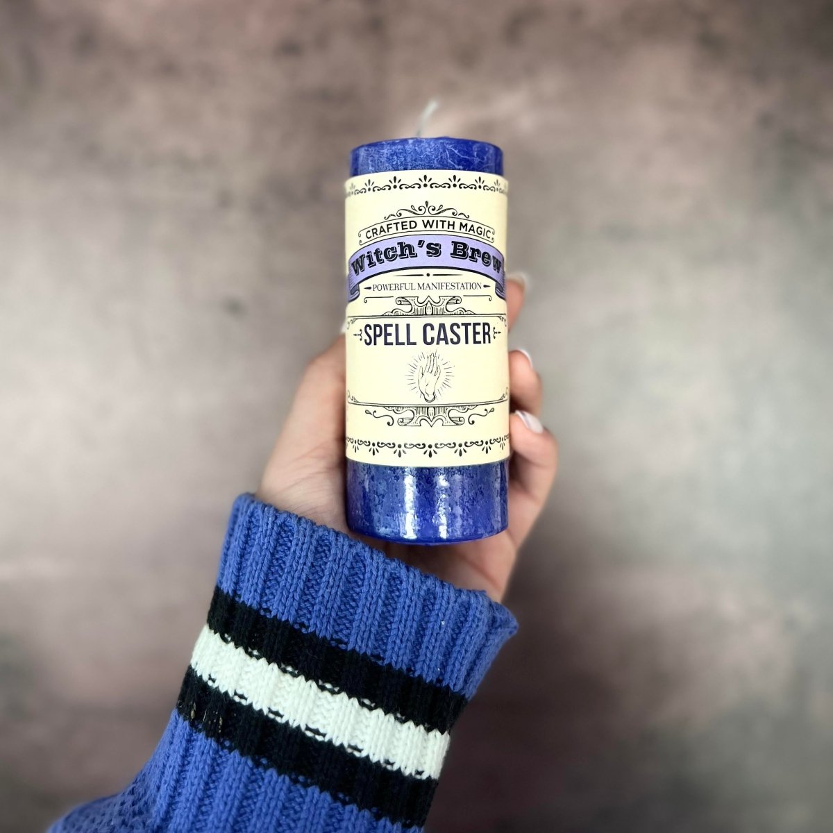 Witch's Brew Spell Caster Pillar Candle - The Mystical Moon Online Store