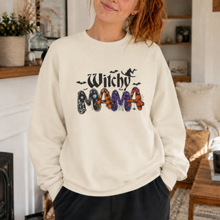 Witchy Mama Sweatshirt — Halloween Mom Crewneck - The Mystical Moon