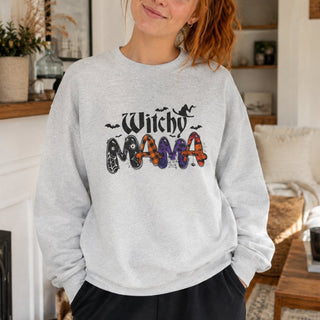 Witchy Mama Sweatshirt — Halloween Mom Crewneck - The Mystical Moon