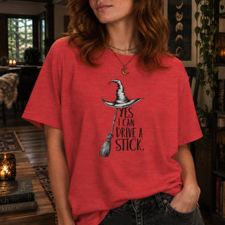 Yes, I Can Drive a Stick T-Shirt - The Mystical Moon