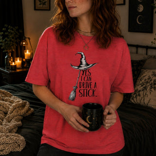 Yes, I Can Drive a Stick T-Shirt - The Mystical Moon