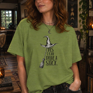 Yes, I Can Drive a Stick T-Shirt - The Mystical Moon