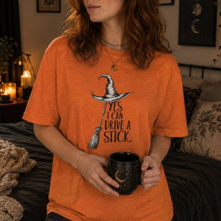 Yes, I Can Drive a Stick T-Shirt - The Mystical Moon