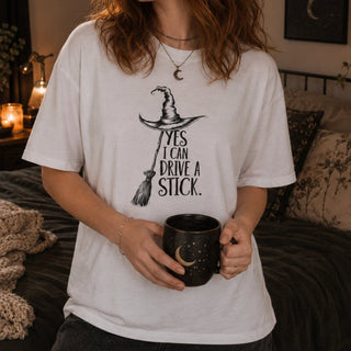 Yes, I Can Drive a Stick T-Shirt - The Mystical Moon