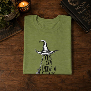 Yes, I Can Drive a Stick T-Shirt - The Mystical Moon