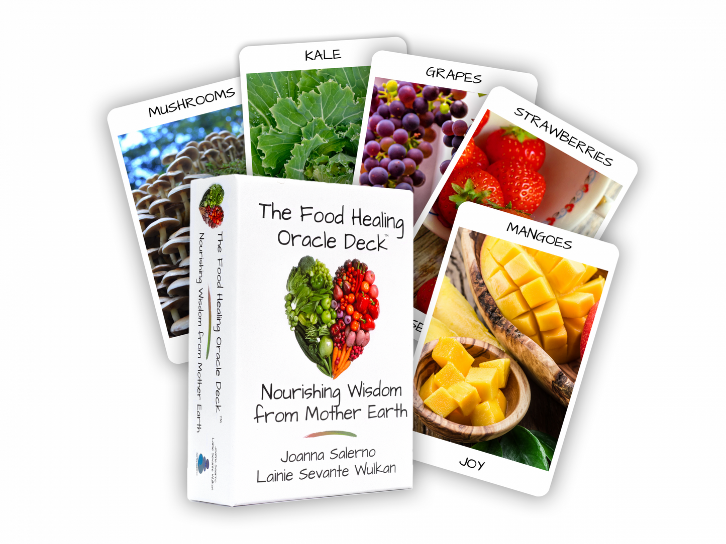 The Food Healing Oracle Deck ™ with Book by Lainie Sevante Wulkan and Joanna Salerno
